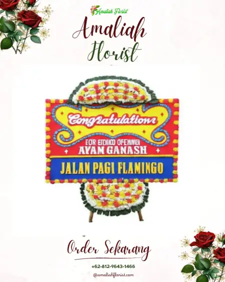 Sewa Papan Bunga Simbang